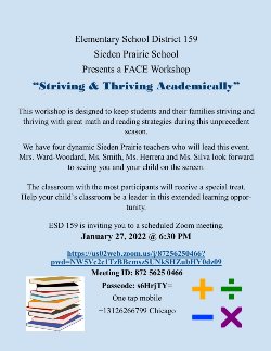 Striving and Thriving Event